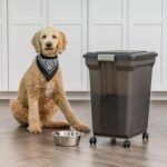 IRIS USA Dog Food Storage Container, Up to 58 lbs, Smoke Black, Made in USA - Image 5
