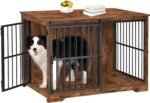 Hzuaneri 44.1 in XL Dog Crate Furniture Indoor Dog Kennel with Barn Door - Image 6