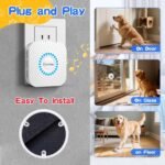 Dog Door Bell for Potty Training, IP55 Waterproof, 55 Ringtones, 0-115dB - Image 5