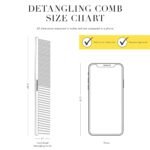 Tweezerman Dual-Sided Detangling Comb-Wide Toothed & Fine Toothed for Pets - Image 6