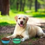 SLSON Dog Bowls Pet Collapsible Bowl with Cover Lids, 2 Pack Travel Bowls - Image 5