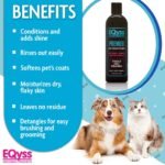 EQyss Premier Pet Conditioner - Moisturizes, Softens, & Conditions Dry Coat & Hair, Detangles & Adds Shine - for all Dogs, Cats, Puppies (16 oz) - Image 3