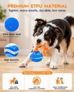 Xeuch Interactive Dog Ball Toy, ETPU Rotating Motion, Rechargeable - Image 3