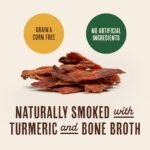 Waggin' Train Smoked Chicken Jerky Tenders for Dogs with Turmeric and Human Grade Bone Broth, Grain and Corn Free, High Protein, Premium Limited Ingredient 100% Real Chicken Dog Treats, 24 oz. Pouch - Image 6