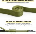 Fida Heavy Duty Dog Leash for Medium Large Dogs, 4 FT, Dual Padded Handles - Image 3