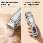Dog Cordless Grooming Kit Low Noise for Heavy Thick Hair&Coats - Image 4