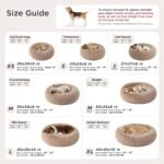 Bedsure Calming Dog Bed Medium Size Dog Donut Washable Pet Bed,30ins - Image 7