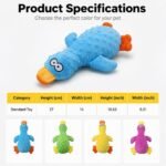 Squeaky Plush Dog Toys, Vocal Interactive Chew Toy for Boredom Relief - Image 8
