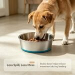 2 Pack Deep Stainless Steel Non-Skid Dog and Food Bowls, Each Holds Up to 2 Cups - Image 6