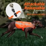 Reflective Dog Vest for Medium Large Breeds, High Visibility Dog Safety Vest with Removable Bell Keep Safe from Hunting, Training & Cars Accidents - Image 3