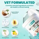 MEDUWEDU Ear Cleaner Finger Wipes 60 Counts, Dog Ear Cleaner, Grooming Kit Care for Dogs and Cats, Soft & Easy Otic Cleaning Pads, Remove Wax, Dirt & Stop Smelly, Itchy, Non-Irritating, Coconut Scent - Image 3