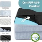 COZY KISS Cooling Dog Bed Orthopedic Foam Dog Bed with Sides - Image 3