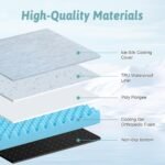 COZY KISS Cooling Dog Bed Orthopedic Foam Dog Bed with Sides - Image 5