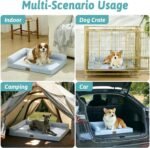 COZY KISS Cooling Dog Bed Orthopedic Foam Dog Bed with Sides - Image 7