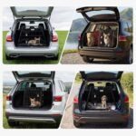 Gardner Pet Portable Dog Crate for Car Travel, Metal Travel Pet Crate with Tray, Tapered Kennel Fit Car Trunk, Pet Carrier for Puppy/Small Dogs, 29" L x 18.5" W x 21" H - Image 8