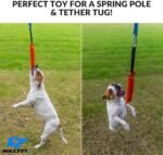K9 Dog Bite Tug Toy - Made of Durable & Tear-Resistant French Linen - Perfect for Tug of War, Fetch & Puppy Training - Ideal for Medium to Large Dogs - Tough Pull Toy with Strong Handle & Stitching - Image 7