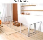 Clear Acrylic Dog Play Pen Indoor (White, 23.6H, 8) - Image 5