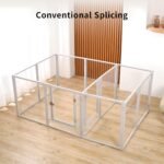 Clear Acrylic Dog Play Pen Indoor (White, 23.6H, 8) - Image 9