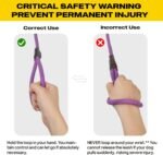 Fida Durable Slip Lead Dog Leash, 6 FT x 1/2" Dog Training Leash, Purple - Image 9