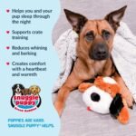 Snuggle Puppy Heartbeat Dog Toy for Puppies, Real-Feel Heartbeat, Calming Sleep Aid and Crate Training Comfort Toy with Heat Pack, Brown & White Beagle - Image 4