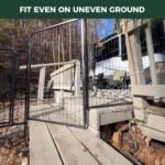 FXW Instant Dog Playpen with RV Step Grid for RV Camping, 24" H, 16 Panels - Image 4