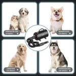 EGFKI Dog-Hair-Dryer, 5.2HP/ 3800W High Velocity Pet Blow Dryer with Heater for Grooming, Speed Temperature Adjustable Dog Blower Grooming Dryer with 4 Nozzles - Image 6