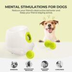 AFP Automatic Ball Launcher Dog Ball Thrower Machine Interactive Hyper Fetching Toy for Large Dogs, 3 Tennis Balls Included, Max Version - Image 3