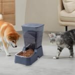 Meikuler Pets Auto Feeder 5.2L,Food Feeder and Water Dispenser Set for Medium & Large Dogs Cats and Pets Animals (Navy) - Image 5