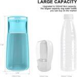 SOICTA Portable Dog Small Animals Water Bottle for Walking 19 OZ or 12 OZ Pet Water Bottles for Puppy Medium Large Dogs Little Animals Water Dispenser Dog Small Animals Water Bowl - Image 3