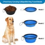 Kytely Large Collapsible Dog Bowls 2 Pack, 34oz Foldable Dog Travel Bowl - Image 3