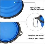 Kytely Large Collapsible Dog Bowls 2 Pack, 34oz Foldable Dog Travel Bowl - Image 4