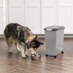 IRIS USA Dog Food Storage Container, Up to 40 lbs, Gray/Dark Gray - Image 8