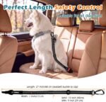 PetBonus 2 Pack Dog Seat Belt for Car, Durable Dog Car Harness for Vehicle - Image 4