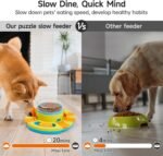 Potaroma Dog Puzzle Toy 2 Levels, Slow Feeder, Pup Food Treat Feeding Dispenser for IQ Training and Entertainment for All Breeds 4.2 Inch Height - Image 4
