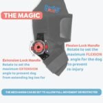 Dog Knee Brace for Hind Leg – Adjustable Joint Support for CCL/ACL Injuries, Arthritis & Post-Surgery Recovery – Stabilizing Orthopedic Brace for Dogs (Medium -Left) - Image 4