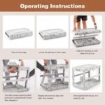 ZOMISIA 36" L Collapsible Dog Crate for Dogs, Heavy Duty Dog Kennel Indoor - Image 4