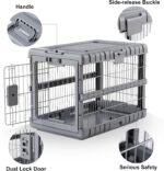ZOMISIA 36" L Collapsible Dog Crate for Dogs, Heavy Duty Dog Kennel Indoor - Image 5