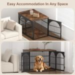 rehomerance 42" Heavy Duty Dog Crate Furniture for Large Dogs - Image 8