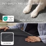Bedsure ComfyFleece Large Dog Bed for Crate with Washable Cover, 35x22 - Image 4