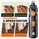 Whisper Quiet Dog Nail Grinder Safe & Stress-Free for Sensitive Dogs Cats - Image 4