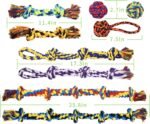 SHARLOVY Large Tough Chew Toys for Aggressive Chewers, 9 Pack Dog Rope Toys - Image 8