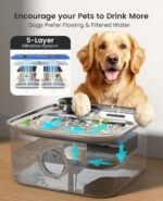 oneisall 10L/2.6Gal Dog Water Fountain for Large Dogs (with 2 Filters) - Image 3