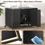 REXWELTEN 48" Heavy Duty Dog Crate for High Anxiety Large Dogs - Image 4