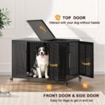 REXWELTEN 48" Heavy Duty Dog Crate for High Anxiety Large Dogs - Image 5