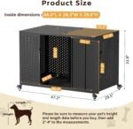 REXWELTEN 48" Heavy Duty Dog Crate for High Anxiety Large Dogs - Image 6