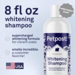 Petpost | Dog Whitening Shampoo with Coconut Oil & Aloe. Brightens White & Light Coats, Moisturizes Skin. Watermelon Scent. 8 oz - Image 7