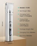 oneisall 4 in 1 Dog Grooming Kit with LCD Display - Image 7