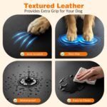URPOWER Hard Bottom Dog Car Seat Cover for Back Seat, PU Leather Hammock - Image 3