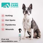 Forticept Hot Spot Treatment and Wound Care Kit for Dogs&Cats |Hotspot Wound Wash Spray 8oz + Wound Care Ointment 4oz + 2" 5 Yards Wound and Paw Bandage Wrap | First Aid Kit - Image 5
