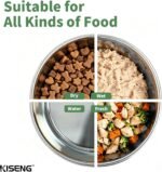 Nonslip Stainless Steel Dog Cat Bowls ，2 Cup Each, Set of 2 - Image 5